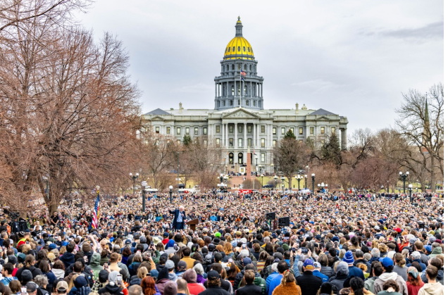 Rallies in Denver, Tucson, Tempe and Las Vegas.