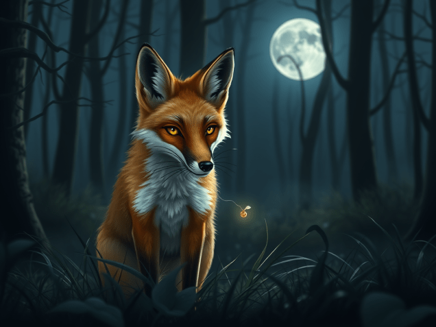 The Fox and The Fire Fly