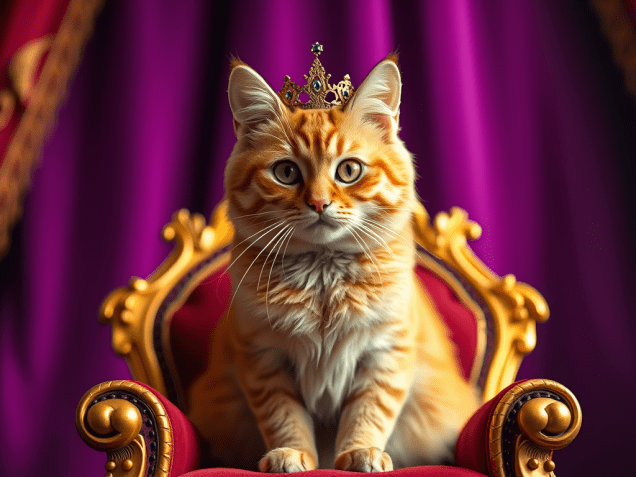 The cat who became king