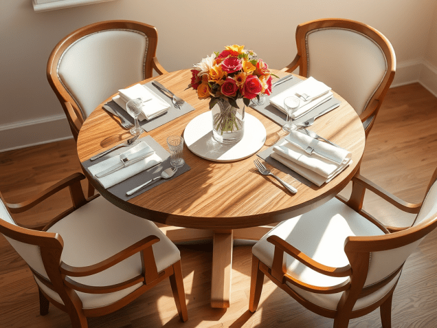 Four Chairs At The Table