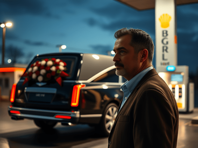 Fright night to dawn, helping unload a 'client'.