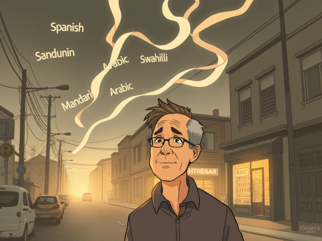 The man who lost his ability to speak English