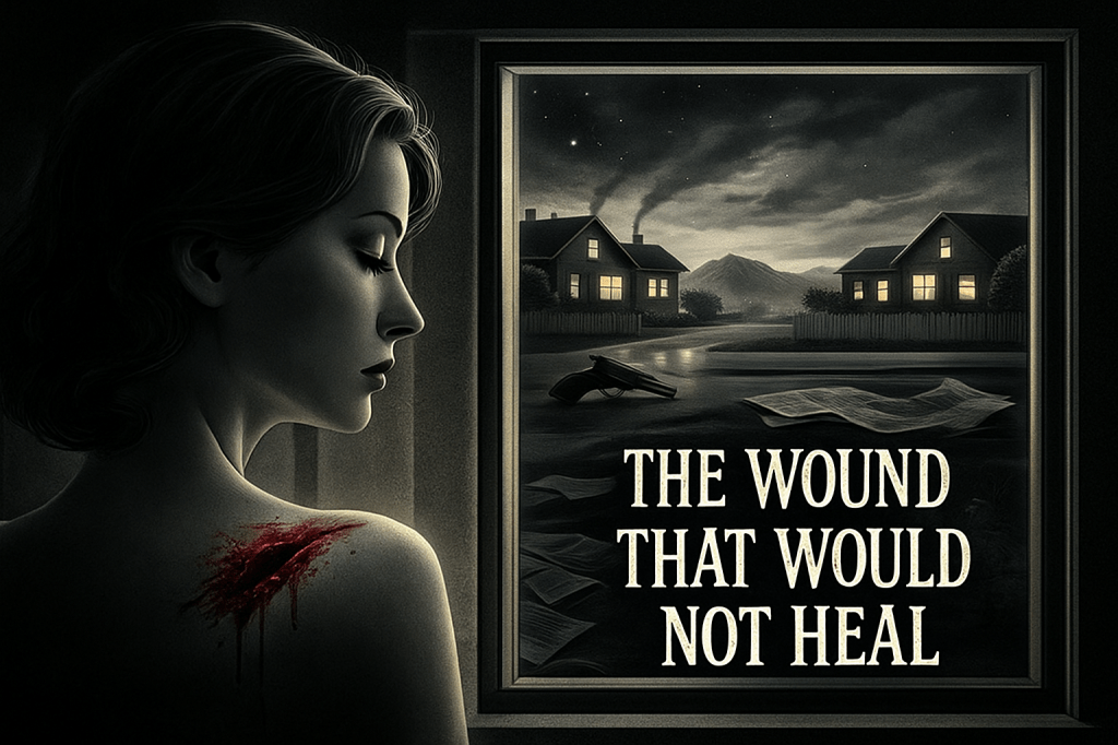 In a quiet town where truth was inconvenient and denial came easily, a single gunshot fractured reality itself. A woman vanished, a neighbor unraveled, and time began to twist like a crooked dream. Somewhere between rumor and retribution, between silence and scream, lies a story where justice does not knock… it whispers — and waits.