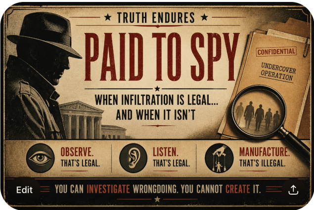Paid to Spy who is at fault?
